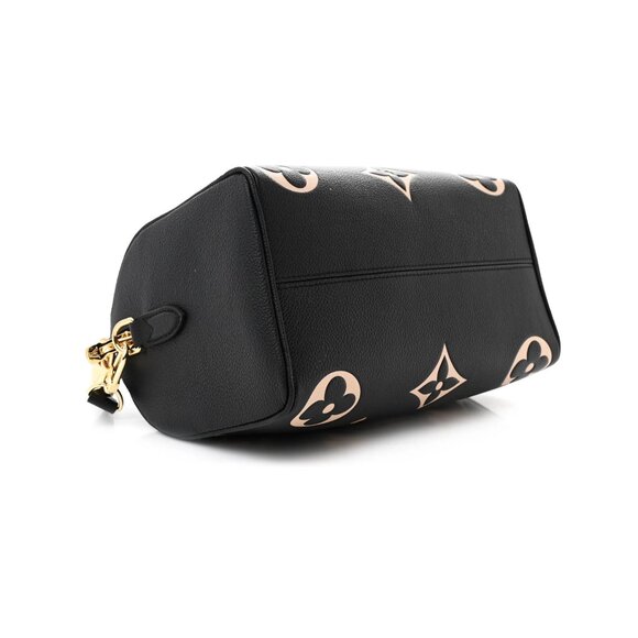LOUIS VUITTON Empreinte Monogram Giant Speedy Bandouliere 25 Black Cream - Picture 4 of 8
